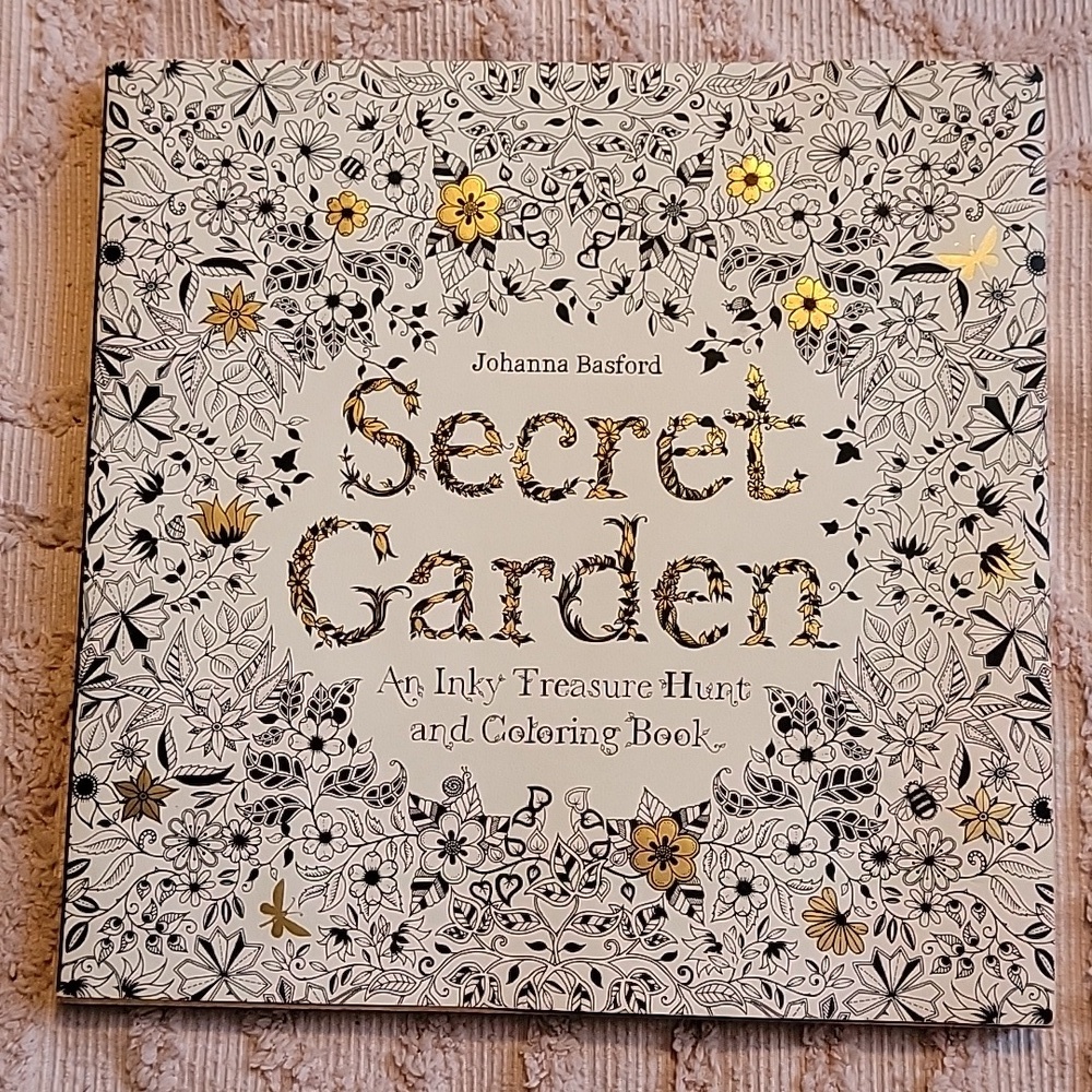 Secret Garden Treasure Hunt and Coloring Book by Johanna Basford.